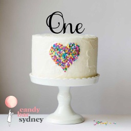 One First Birthday Cake Topper