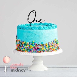 One First Birthday Cake Topper - Style 2