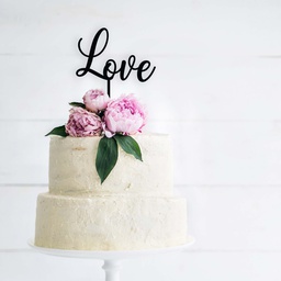 Love Wedding Cake Topper - Style 3