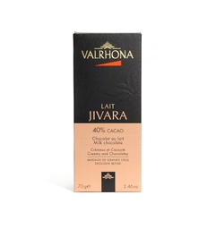 Valrhona Jivara 40% Milk Couverture Chocolate Bar 70g
