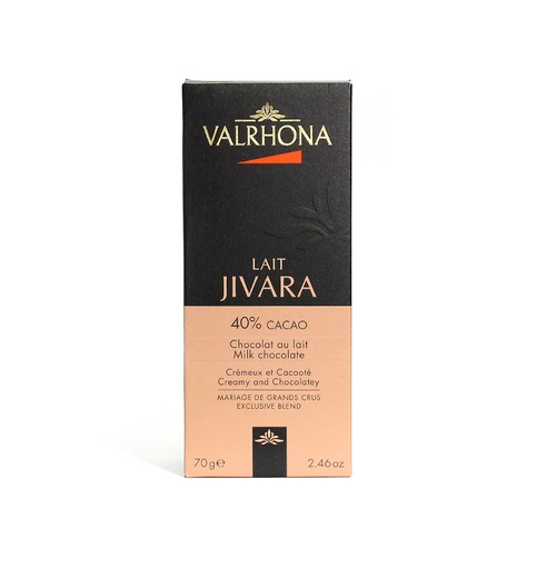 Valrhona Jivara 40% Milk Couverture Chocolate Bar 70g x12
