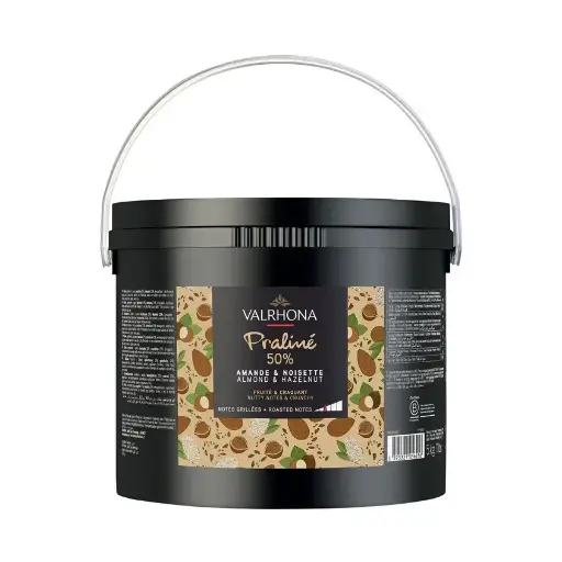 Valrhona 50% Crunchy Hazelnut and Almond Praline 5kg