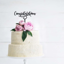 Congratulations Engagement Cake Topper