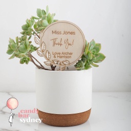 Teacher's Gift Personalised Planter Stick Style 2