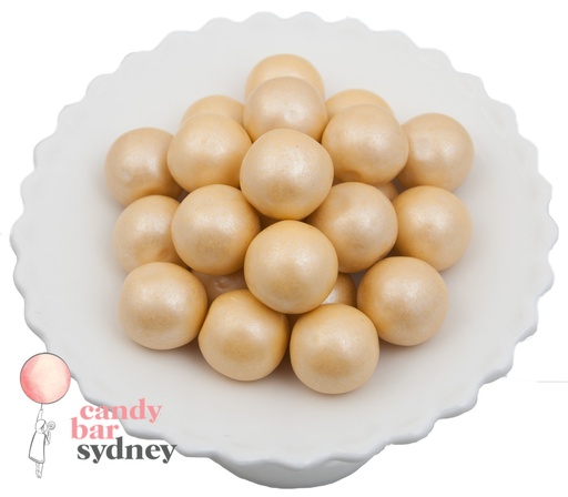 Gold Shimmer Gumballs 1kg - 10kg