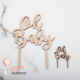 Oh Baby' Baby Shower Cupcake Toppers 5 Pack