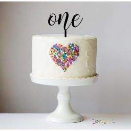One First Birthday Cake Topper - Style 3 