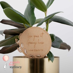 Personalised Mother's Day Planter Stick Style 2