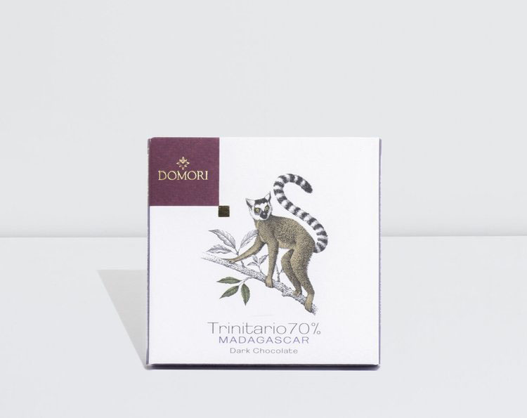 Domori Trinitario Madagascar 70% Dark Chocolate 50g Bar