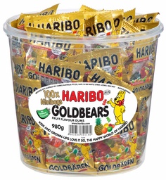 Haribo Goldbears Drum - 100 Mini Bags
