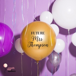 Future Mrs Personalised Wedding Balloon Decal