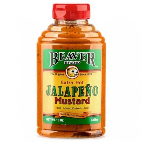 Beaver Extra Hot Jalapeno Mustard 368g (Best Before: Feb 6 2023)