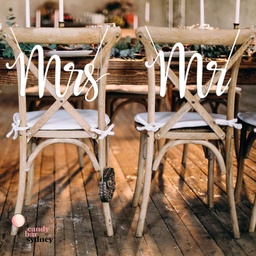 Mr &amp; Mrs Chair Signs