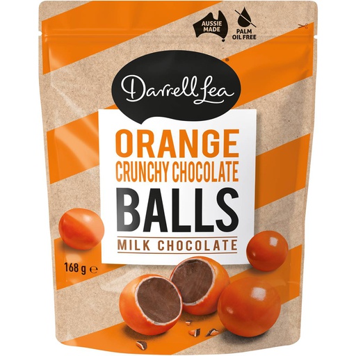 Darrell Lea Orange Crunchy Balls 168g