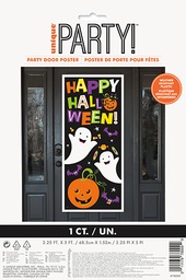 Ghost &amp; Pumpkin Door Poster 1.52m x 69cm