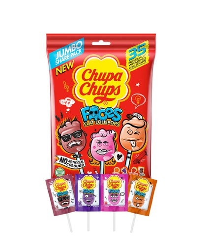 Chupa Chups Faces 35 x 6g