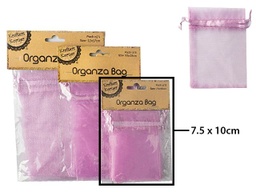 [CB62180] Lavender Mauve Organza Bonbonniere Lolly Bags - Pack of 6