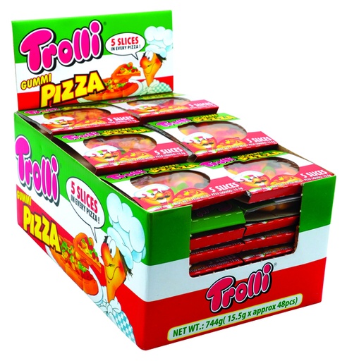 Trolli Pizza Display 5 slice 15.5g x 48