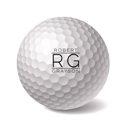 Personalised Golf Balls 3 Pack "Initials"