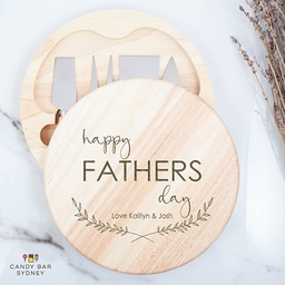 Cheese Board &quot;Happy Father's Day&quot;