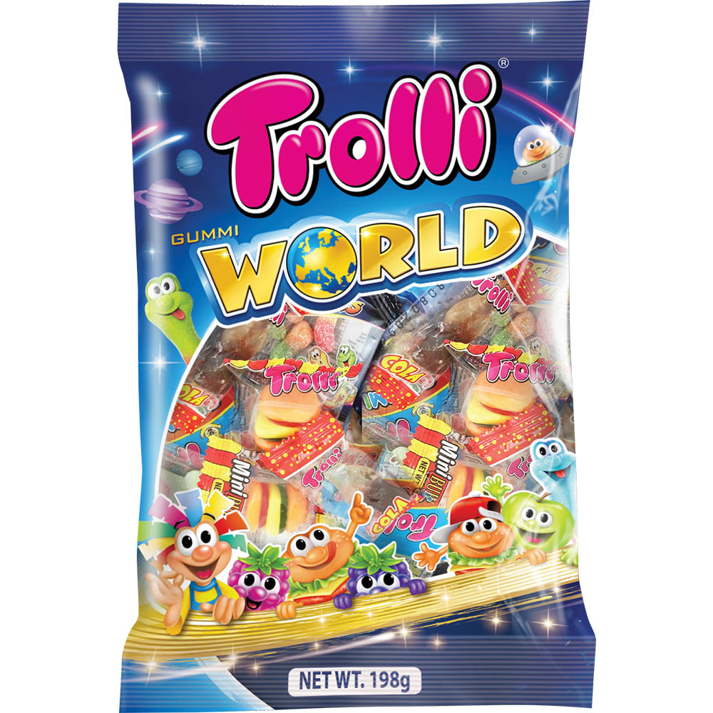 Trolli Gummi World 198g Candy Bar Sydney