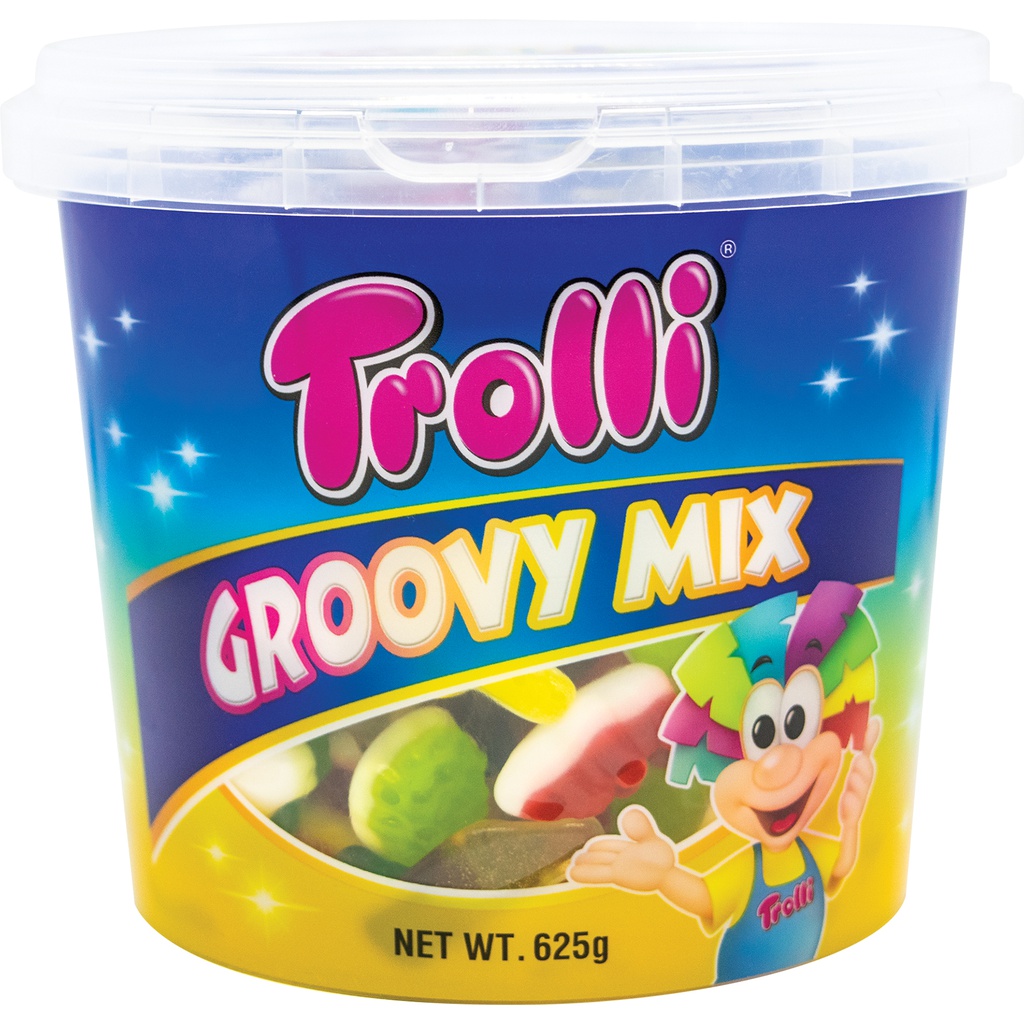 Trolli Groovy Mix Bucket 625g Candy Bar Sydney
