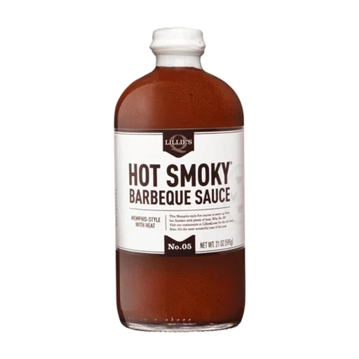 Lillie's Q Hot Smoky Barbeque Sauce 595g