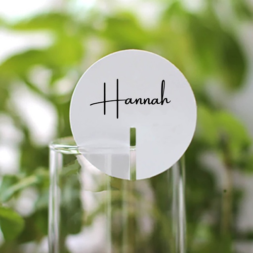Stemless Drink Tags - Individual Names Style 1