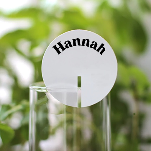 Stemless Drink Tags - Individual Names Style 2