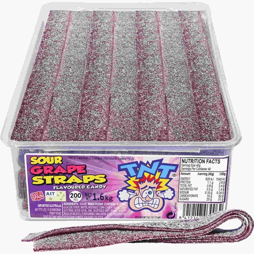 TNT Sour Grape Straps 1.6kg