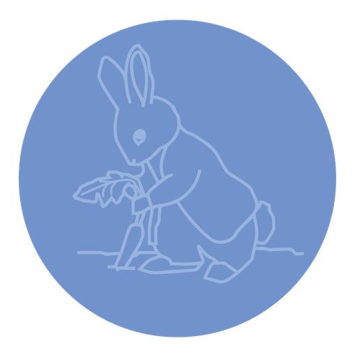 Blue Peter Rabbit Party Cookie Stamp