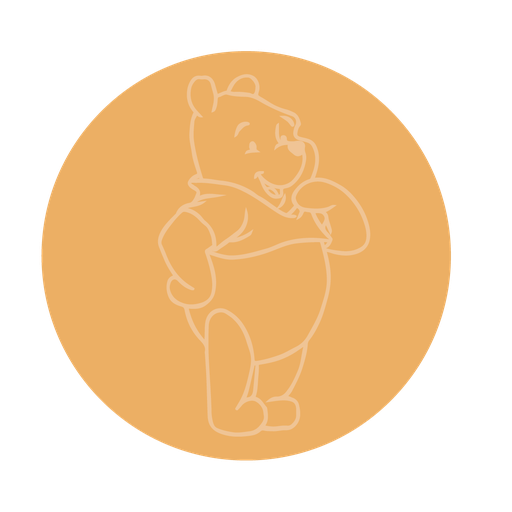 Winnie the Pooh Cookie Stamp - Style 2