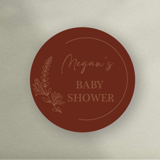 Boho Baby Shower Custom Cookie Stamp