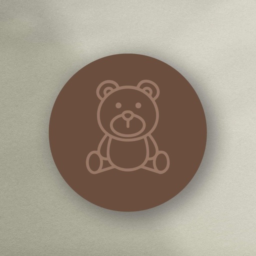 Teddy Bear Baby Shower Cookie Stamp