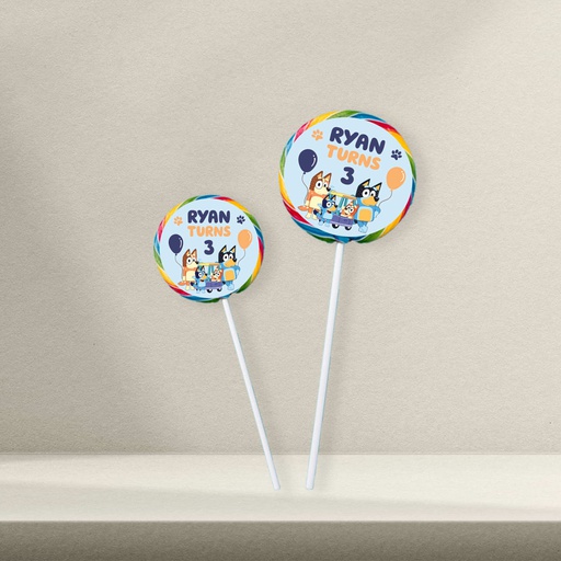 Bluey Lollipop Sticker