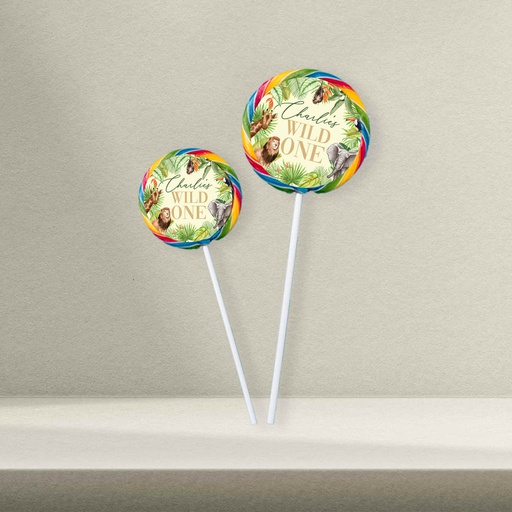 Safari Lollipop Sticker