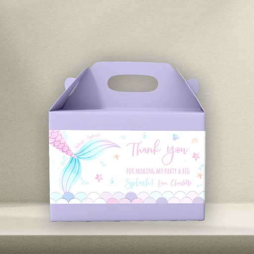 Mermaid Gift Box Sticker