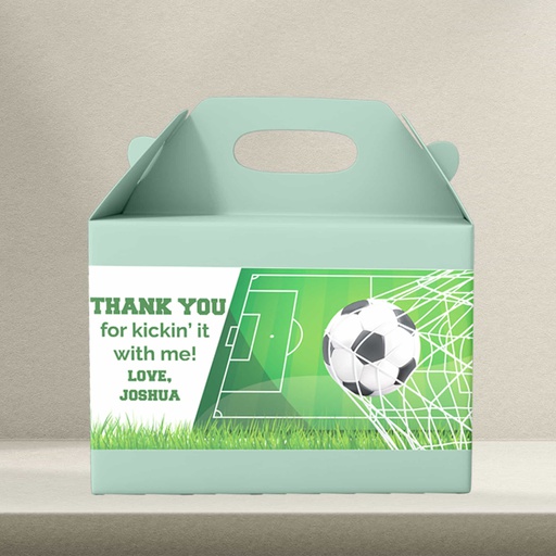 Soccer Gift Box Sticker