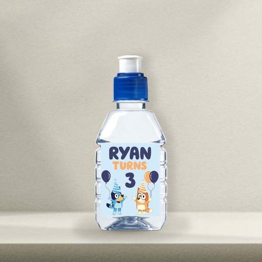 Bluey Pop Top Water Bottle Sticker