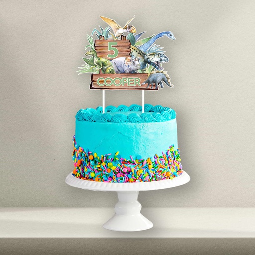Dinosaur Birthday Cake Topper