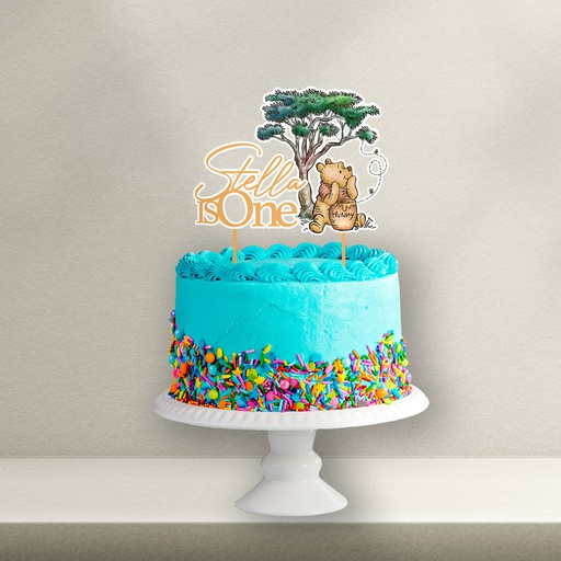 Winnie the Pooh Birthday Cake Topper