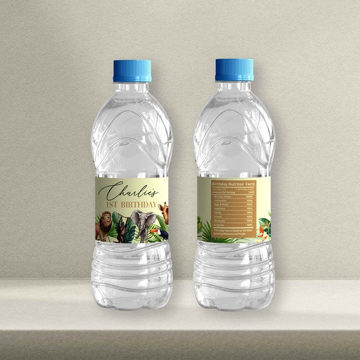 Safari Water Bottle Sticker