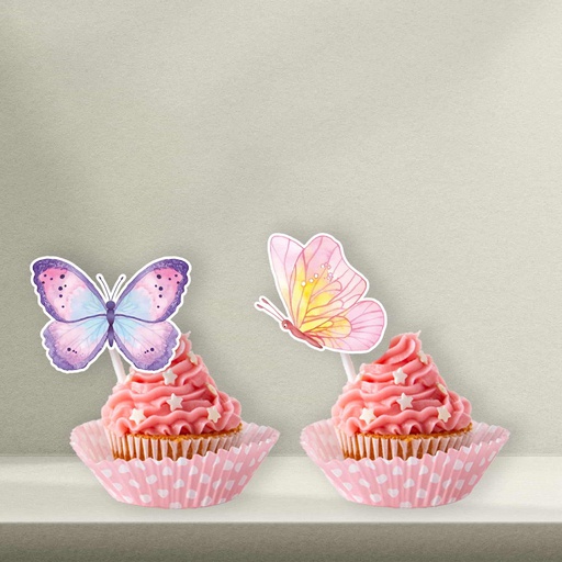 Butterfly Cupcake Topper - Style 1