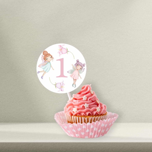Fairy Cupcake Topper - Style 2