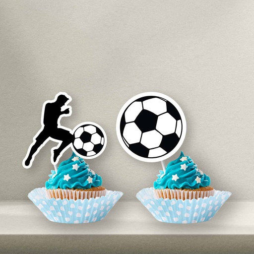 Soccer Cupcake Topper - Style 1