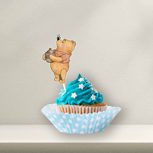Winnie the Pooh Cupcake Topper - Style 1