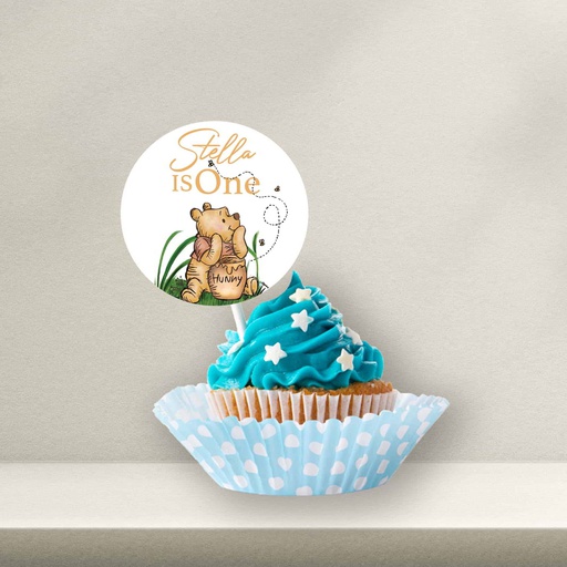 Winnie the Pooh Cupcake Topper - Style 2