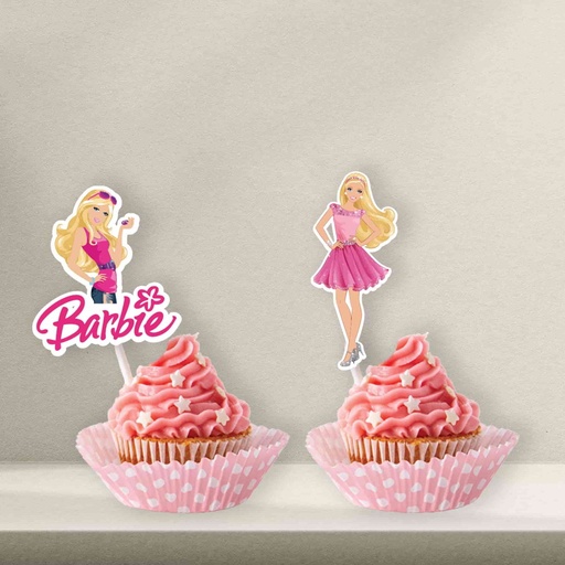 Barbie Cupcake Topper - Style 1