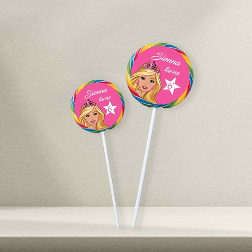 Barbie Lollipop Sticker