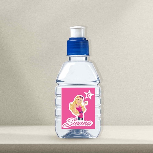 Barbie Pop Top Water Bottle Sticker